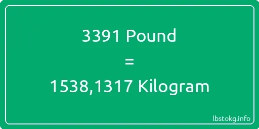 3391 Pound için Kilogram - 3391 Pound için Kilogram