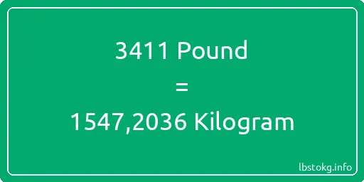 3411 Pound için Kilogram - 3411 Pound için Kilogram