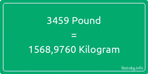 3459 Pound için Kilogram - 3459 Pound için Kilogram