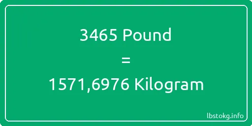 3465 Pound için Kilogram - 3465 Pound için Kilogram