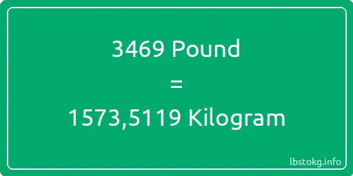 3469 Pound için Kilogram - 3469 Pound için Kilogram