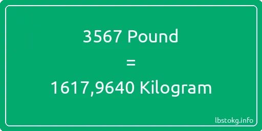 3567 Pound için Kilogram - 3567 Pound için Kilogram