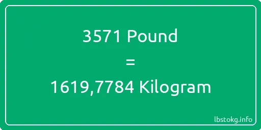 3571 Pound için Kilogram - 3571 Pound için Kilogram