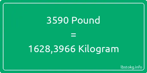 3590 Pound için Kilogram - 3590 Pound için Kilogram