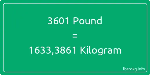 3601 Pound için Kilogram - 3601 Pound için Kilogram