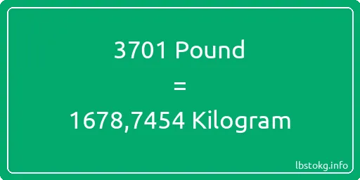 3701 Pound için Kilogram - 3701 Pound için Kilogram