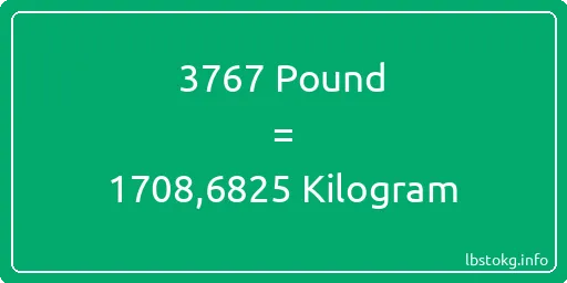 3767 Pound için Kilogram - 3767 Pound için Kilogram