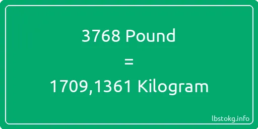 3768 Pound için Kilogram - 3768 Pound için Kilogram