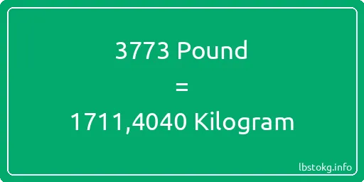 3773 Pound için Kilogram - 3773 Pound için Kilogram