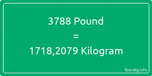 3788 Pound için Kilogram - 3788 Pound için Kilogram