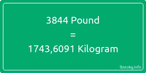 3844 Pound için Kilogram - 3844 Pound için Kilogram