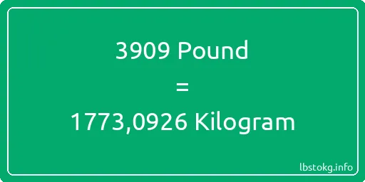 3909 Pound için Kilogram - 3909 Pound için Kilogram