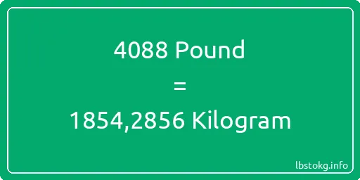 4088 Pound için Kilogram - 4088 Pound için Kilogram