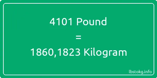 4101 Pound için Kilogram - 4101 Pound için Kilogram