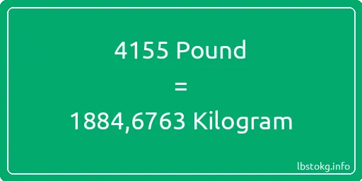 4155 Pound için Kilogram - 4155 Pound için Kilogram